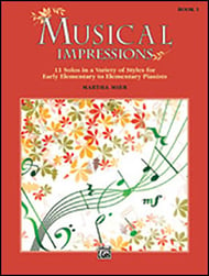 Musical Impressions piano sheet music cover Thumbnail